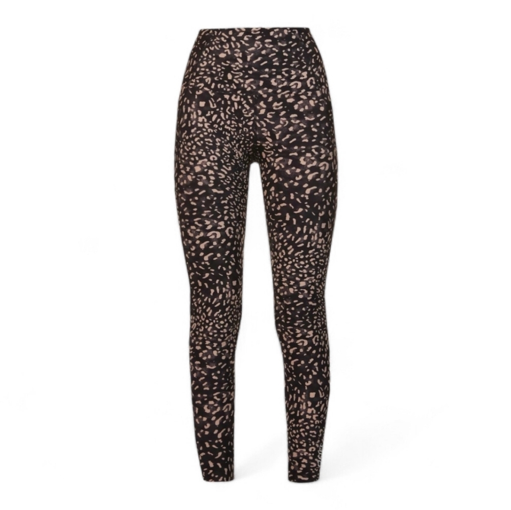 Lorna Jane Night Cat Leopard Print High-Rise Leggings | Size Unknown (S/M)